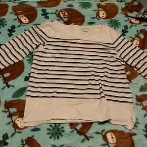 Half Sleeved Striped Shirt